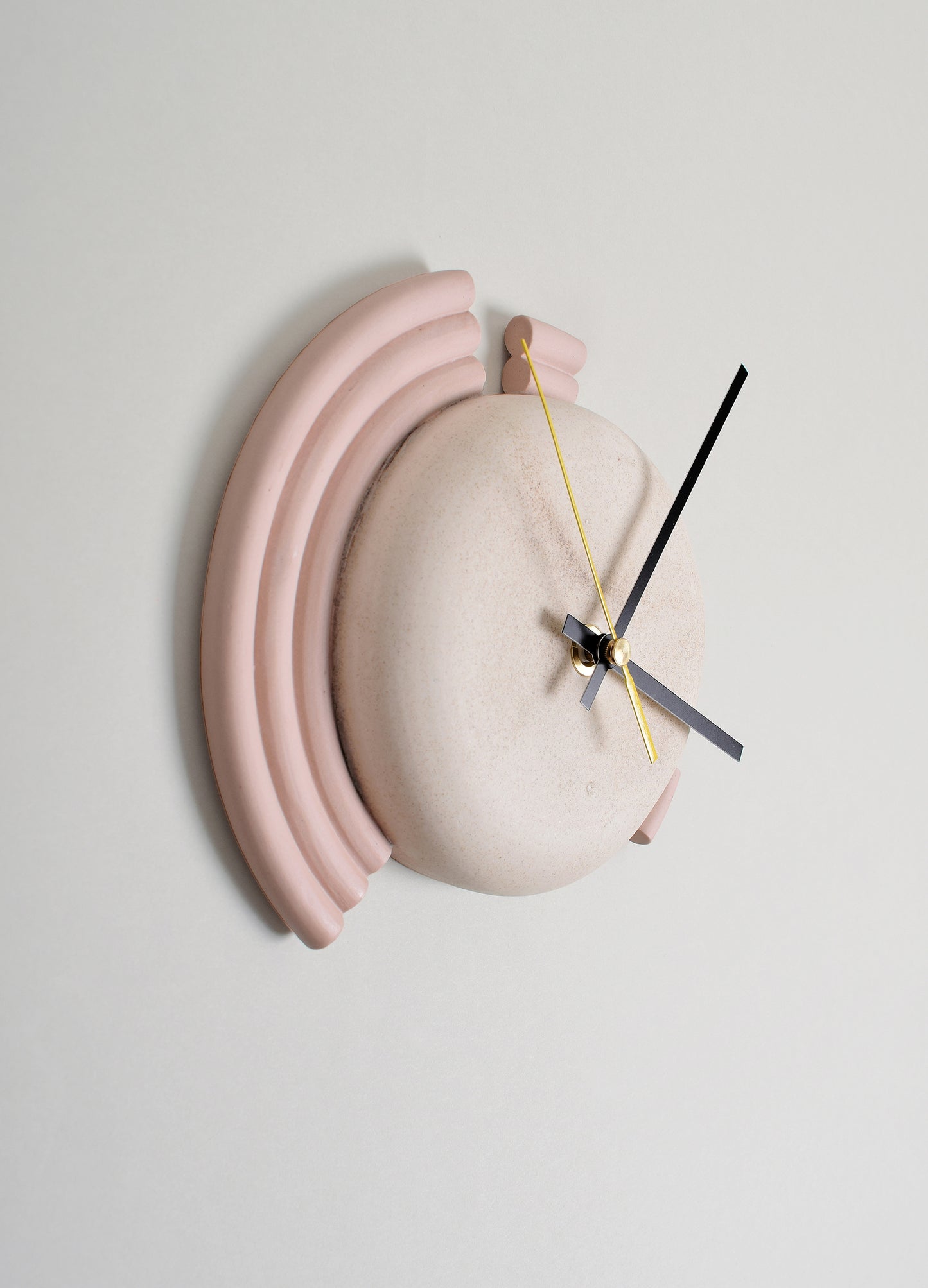 Tell Me Time, Clock 7 - A unique ceramic wall clock