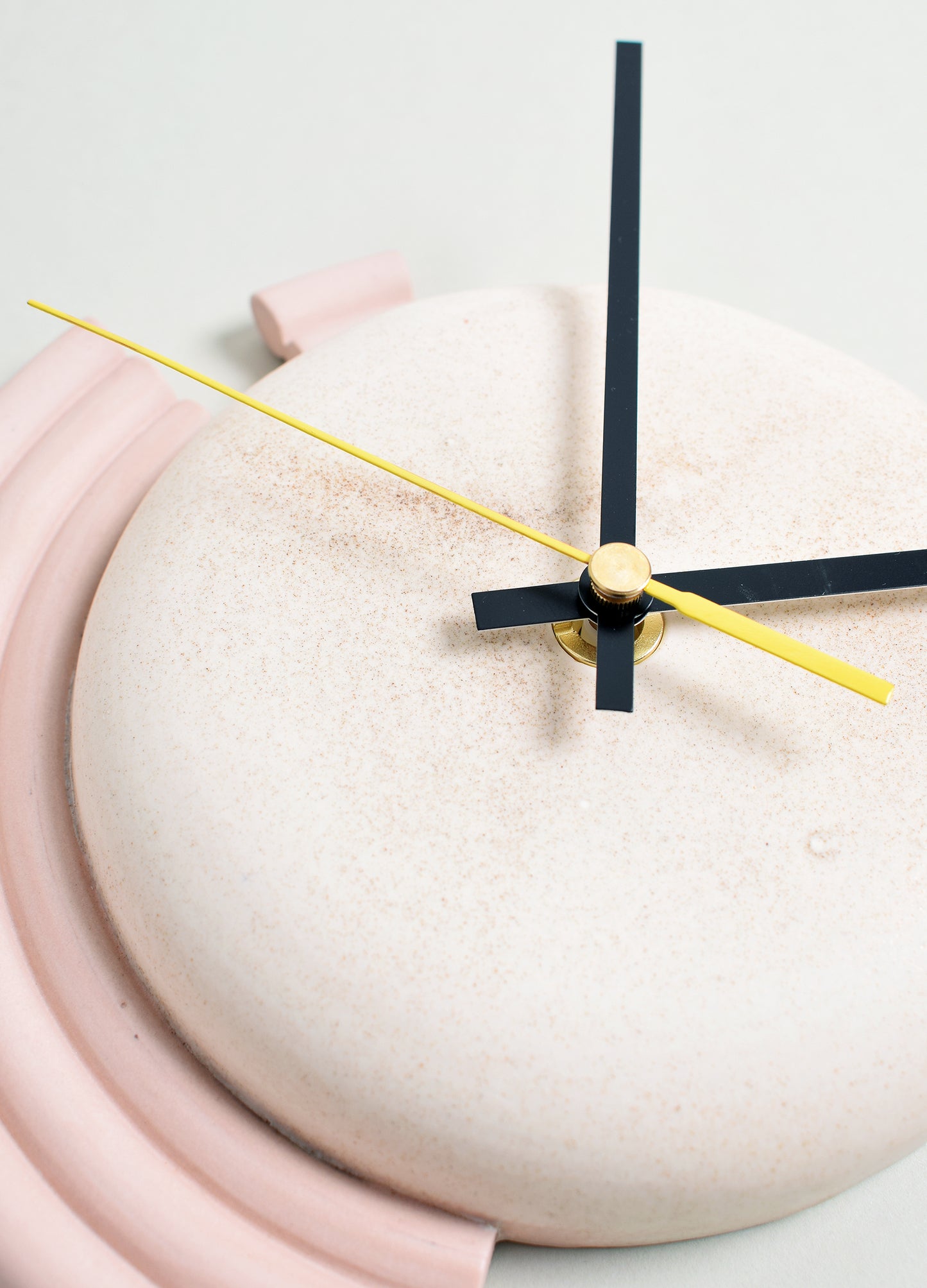 Tell Me Time, Clock 7 - A unique ceramic wall clock